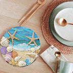 ijbnhd 8 Pack Diamond Art Coasters Kits Ocean | Diamond Painting Coasters Kit - Image 8