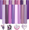 Tintnut Purple Heat Transfer Vinyl, 18 Sheets 12"x10" Iron on Vinyl | Purple by Tintnut