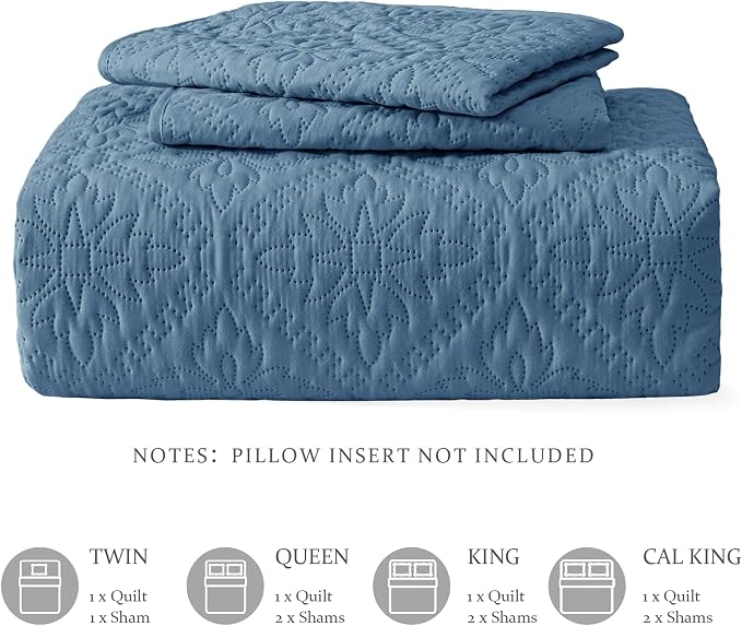 Exclusivo Mezcla Queen Quilt Bedding Set, Lightweight Soft Bedspreads Coverlets - Image 6