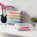 IRIS USA 6 Qt. Plastic Craft Storage Container Bins - Image 8