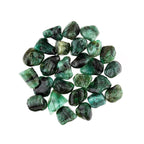 ColouredRocks 100 carats Green Emerald Tumbled Crystals, Raw Stones, Rough by ColouredRocks