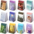 600 Pieces Washi Sticker Set, 12 Set Scrapbooking Diary Planner Album Diary by Daoeny