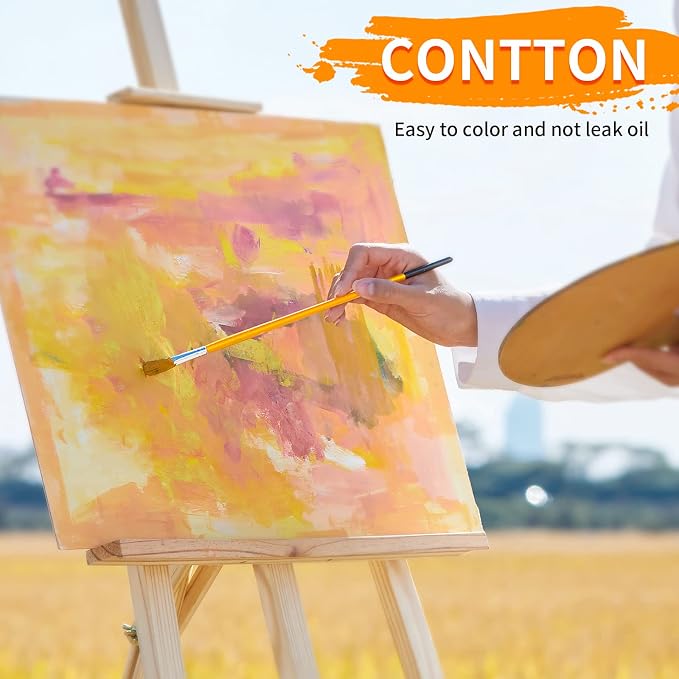CONDA Canvas Boards for Painting, 100% Cotton Canvas Panels, Artist Quality for - Image 7