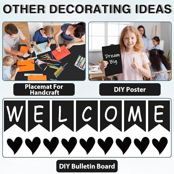 Black Bulletin Board Paper Roll - Image 5