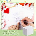 Pangda 200 Pcs White Foam Printing Plates, Foam Sheets Crafts Color Craft Board - Image 6