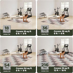 AIRHOP 18 PCS Gym Floor Mat, EVA Foam Puzzle Gym Mat, High-Density Interlocking - Image 5