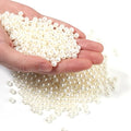 1000pcs Creamy White 6mm Pearl Beads by chuyau