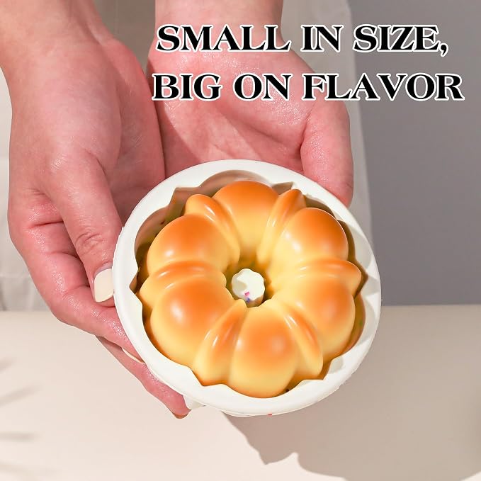 4 Inch Silicone Mini Fluted Tube Cake Pans - Image 9