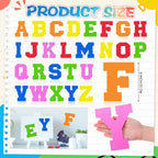 WILLBOND 52 Pcs Back to School Foam Alphabet Letters - Image 3