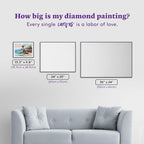 DIAMOND ART CLUB Beach Bungalow Diamond Painting Kit, Fun DIY Crafts - Image 4