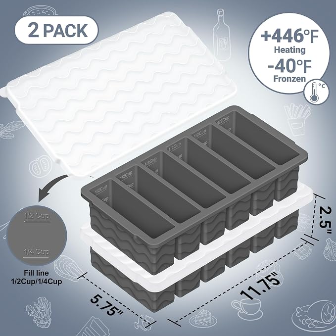 1/2 Cup Silicone Freezer Molds - Image 2