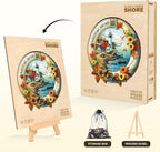 Sunflowers Puzzles Lighthouse Cottage Ocean Walkway Puzzle Adults Gifts - Image 5