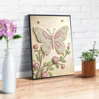 GEMFAMILY Butterfly 5D Pearl Diamond Art Kits - Image 2