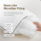 Acanva Cooling Bed Pillows for Sleeping, Luxury Hotel Quality 3D Microfiber - Image 5