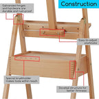 MEEDEN Painting Easel with Storage Drawer, Studio H-Frame Easel- Adjustable - Image 4