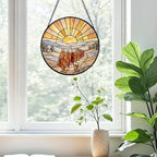 Stained Glass Window Hanging, Walk - Image 5