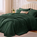 Twin Comforter Set Emerald Green by Velorose