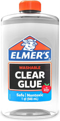 Elmer's Clear Liquid School Glue, 32 Ounces by Unknown