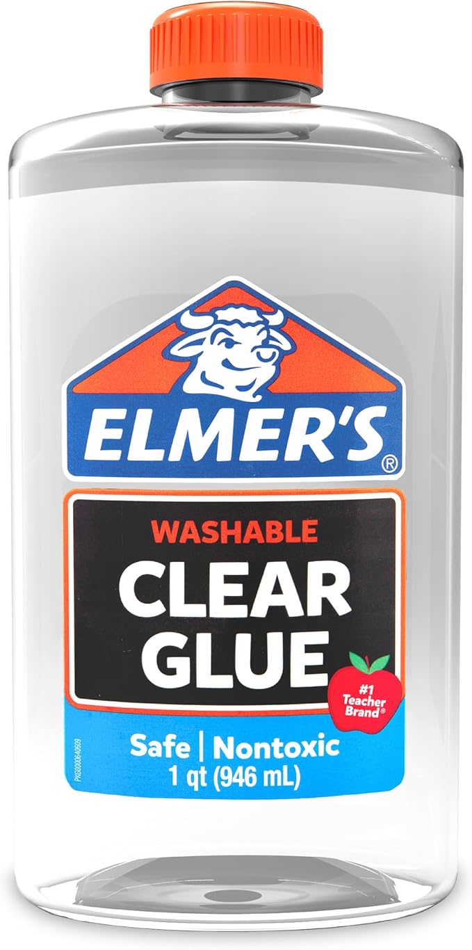 Elmer's Clear Liquid School Glue, 32 Ounces by Unknown