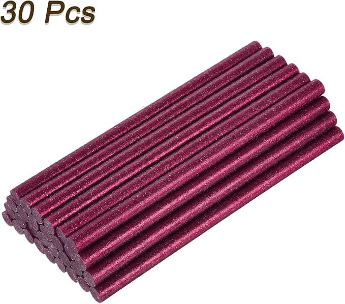 uxcell 30pcs Full Size Hot Glue Gun Sticks 8-inch x 0.43-inch High Sticky Large - Image 3