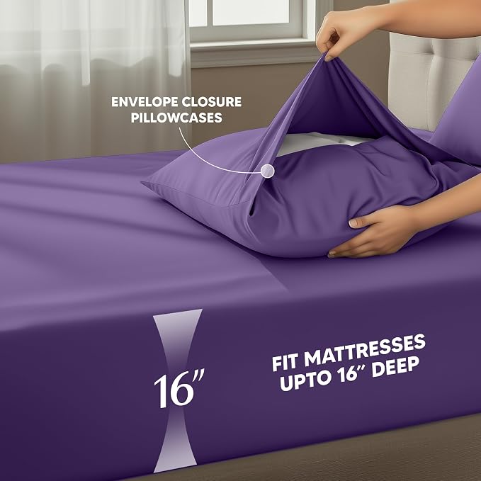 Utopia Bedding Twin Sheet Set – 3 Piece Bed Sheets - Image 4