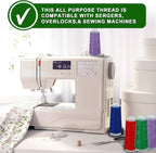 14 Pack Serger Thread Cones, 40S/2-1600 Yards Overlock Sewing Thread - Image 4