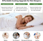 MR&HM King Pillow Cases Set of 2, Cooling Pillow Case - Image 5