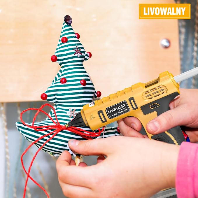 LIVOWALNY Cordless Hot Glue Gun Compatible - Image 7