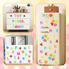 784 Pcs Foam Letter Stickers Glitter, Self-Adhesive Glitter Alphabet Stickers 1 - Image 8