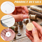 1200 PCS Hexagon Piecing Paper Templates, 0.75" White Paper templates, Quilting - Image 3