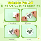 Tintnut Pastel Green Permanent Vinyl Self Adhesive Vinyl 8 Pcs 12''x10'' | - Image 3