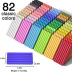 Shuttle Art 82 Colors Polymer Clay Kit, Oven Bake Clay - Image 2
