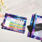 Wolf Howling in Moon Night Pencil Pouch - Image 5