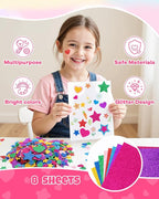 1024PCS Glitter Foam Stickers for Kids - Image 4