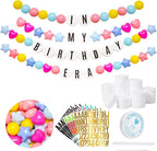 Kpop Party Banner Decor Popular Singer DIY Giant Friendship Bracelet Garland by Heopeis