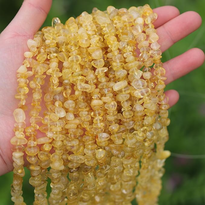 400pcs Natural Chip Stone Beads - Image 4