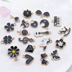 WOCRAFT 40pcs 20 pairs Assorted Enamel Bracelet Charms - Image 2