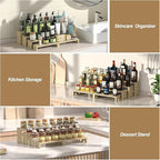 4 Set Wooden Tiered Risers Display Stands - Image 6