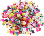 100pcs Mixed Polymer Clay Spacer Beads - Image 2