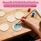 FSWCCK 50 PCS 3 Inch Wood Circles - Image 4
