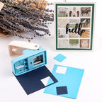 BAOFALI 3Pcs/Set 2 Stamp Puncher 1X0.8inch & 1inch Square Punch Set, Scalloped - Image 9