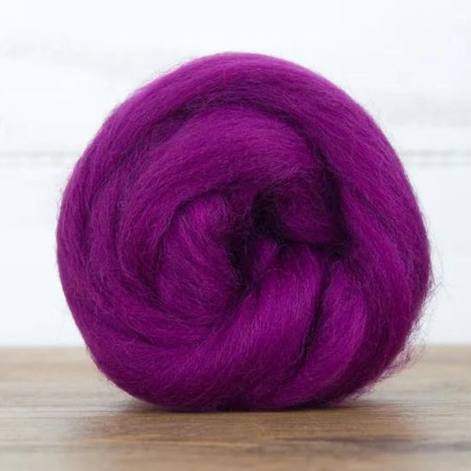 Revolution Fibers Dyed Corriedale Wool | 8 Ounces of Premium Combed Wool Top | - Image 4