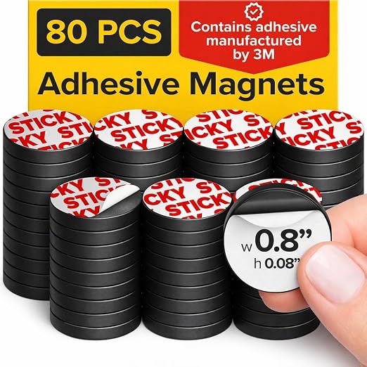 Hyper-Sticky Round Flexible Magnets by X-betMAGNET