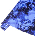 Tintnut Black Blue Flame Heat Transfer Vinyl Roll, stretch washable, heat press by Tintnut