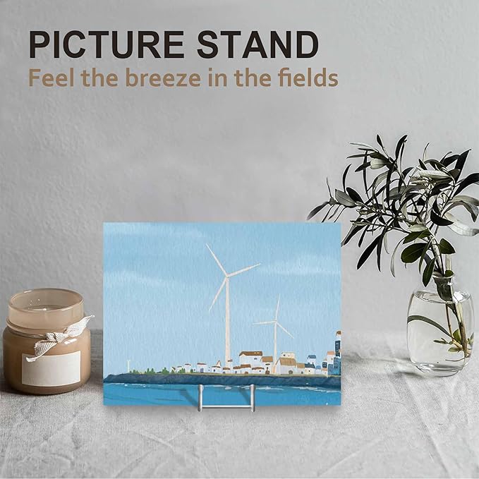 Hoewina Plate Stands for Display, Plate Holder Display Stands, Metal Frame - Image 4