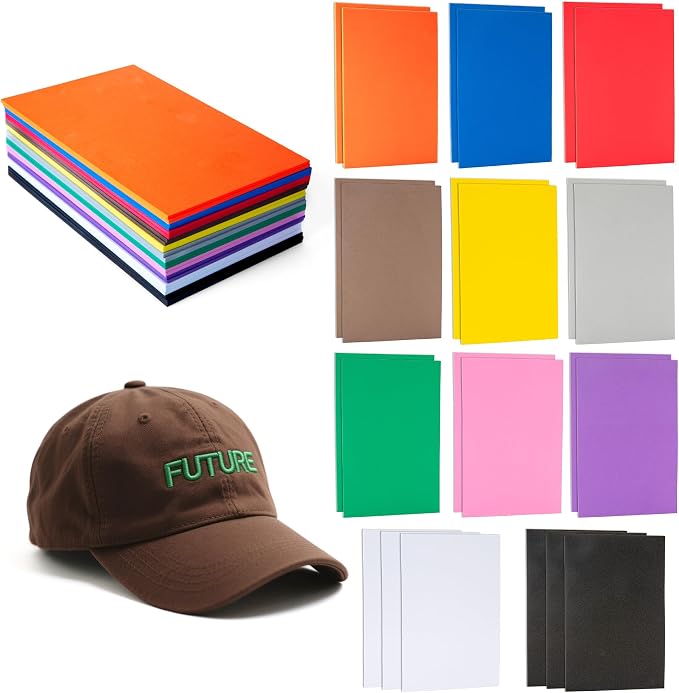 Funria 24Pcs 3mm Embroidery Foam 6" x 9" Puffy Foam by Funria