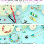 500 Pcs European Large Hole Beads - Image 4