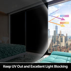 HIDBEA Mirror Blackout Window Film, 100% Light Blocking Room Darkening Window - Image 3