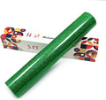 Green Glitter Heat Transfer Vinyl, Glitter Iron-On by Unknown
