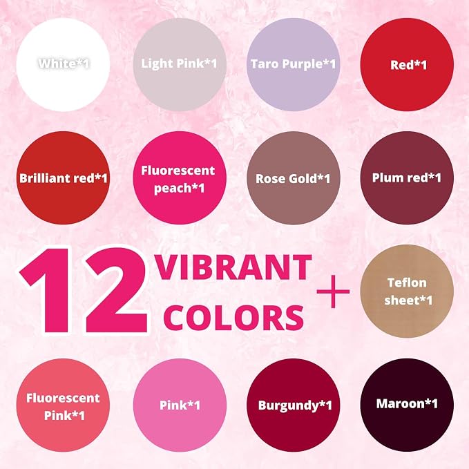 HTVRONT Pink Heat Transfer Vinyl Pink, Iron on Vinyl Compatible - Image 2
